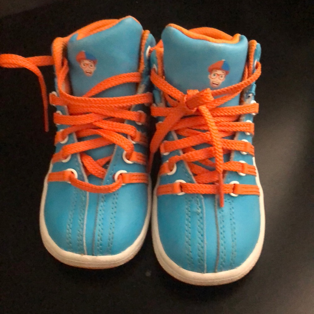 Blippi Kswiss shoes for toddlers size 7